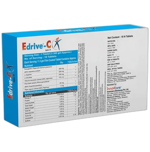 edrive c tablet 10's